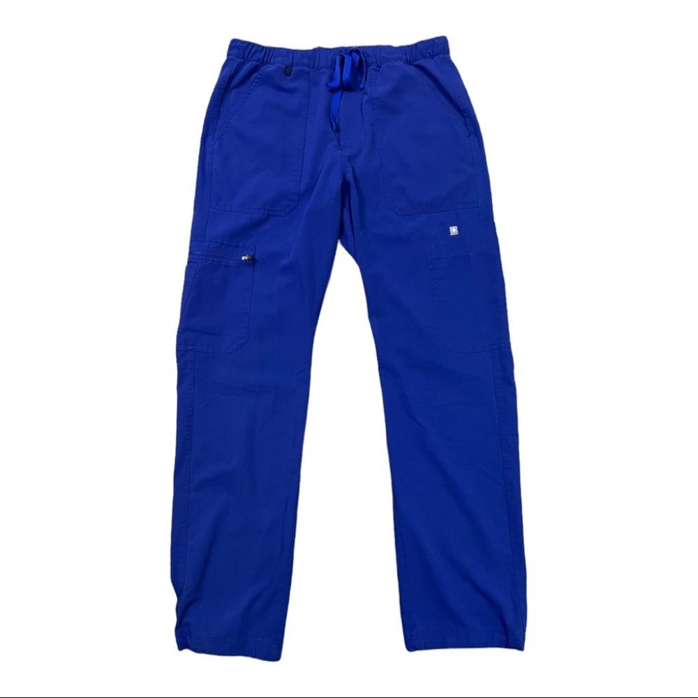 Figs Technical Collection Cargo Pants size S blue scrubs